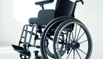 Cadeira de Rodas em Alumínio Dobrável Leve e Compacta Ideal